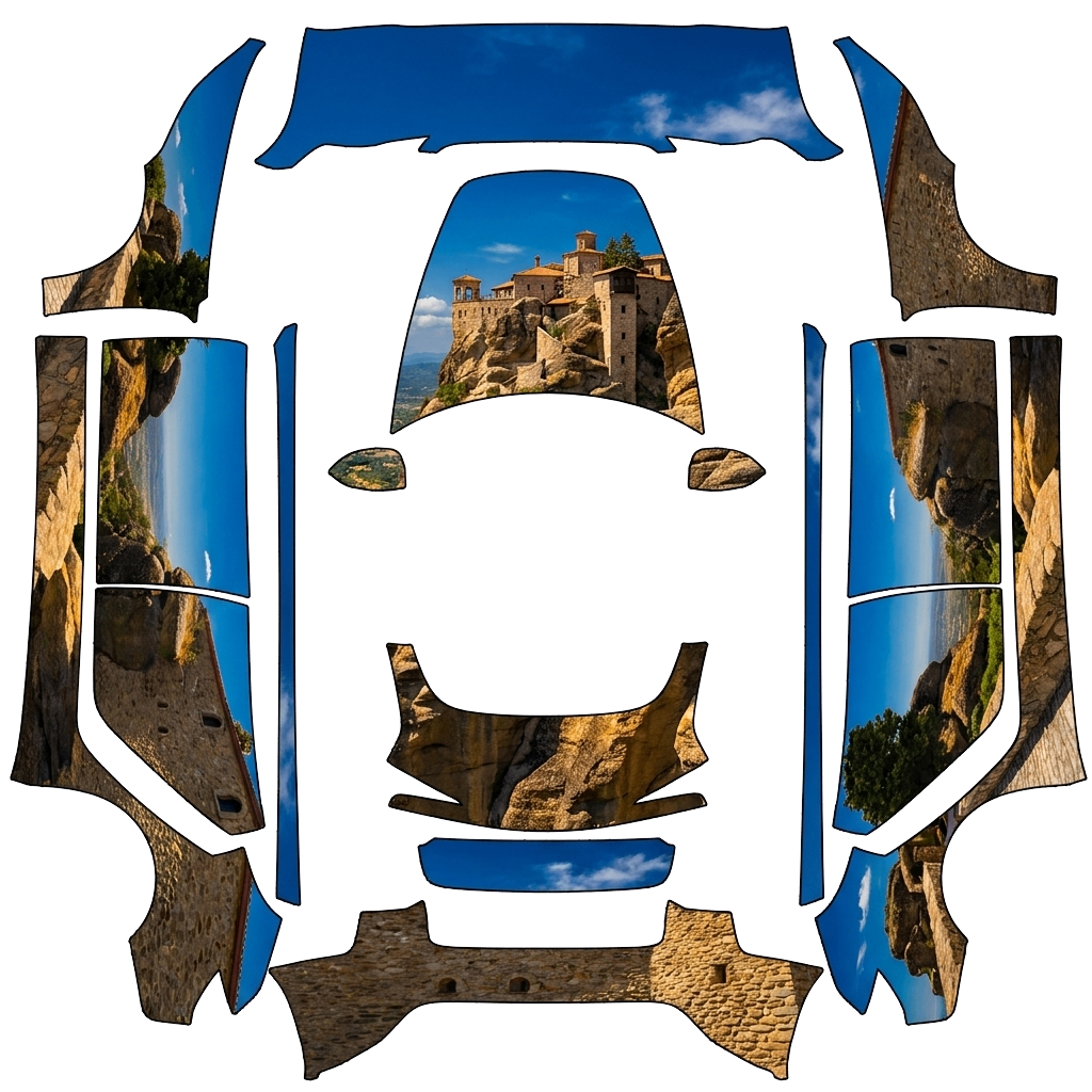 Tesla Model 3 (2024+) Standard & Premium wrap, 3D preview