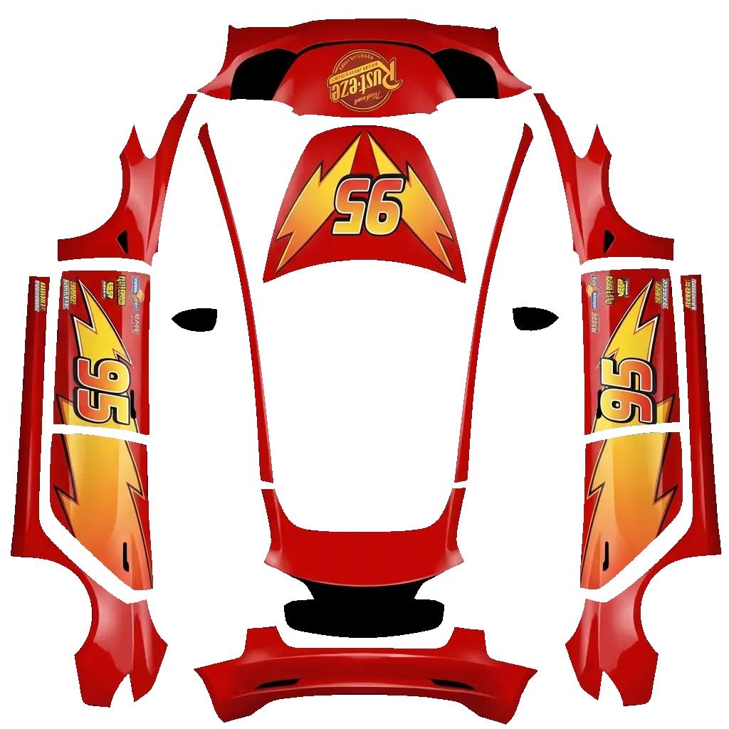 Tesla Model 3 wrap design - i would like a lightning mcqueen wrap