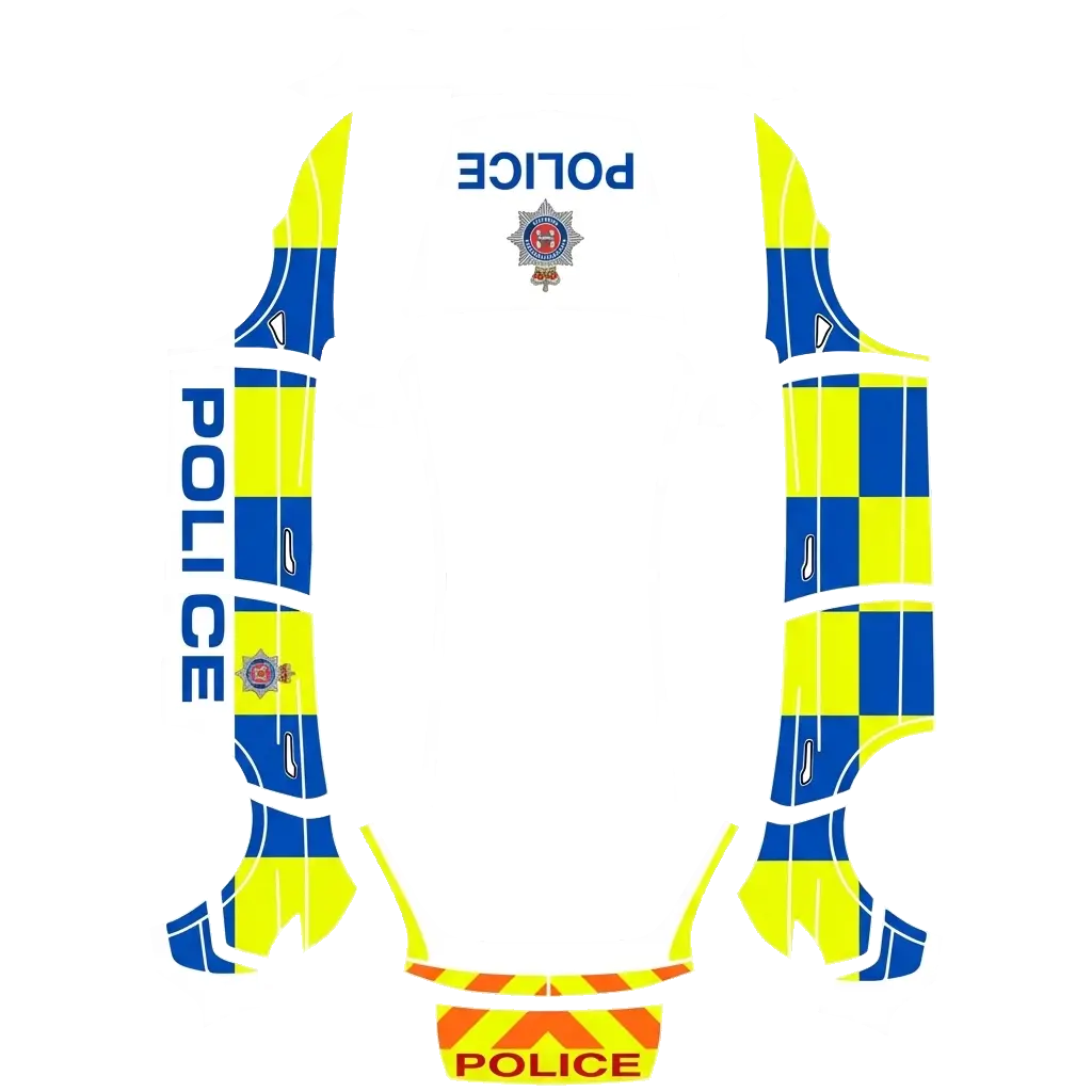 Tesla Model Y (2025+) wrap design - uk police