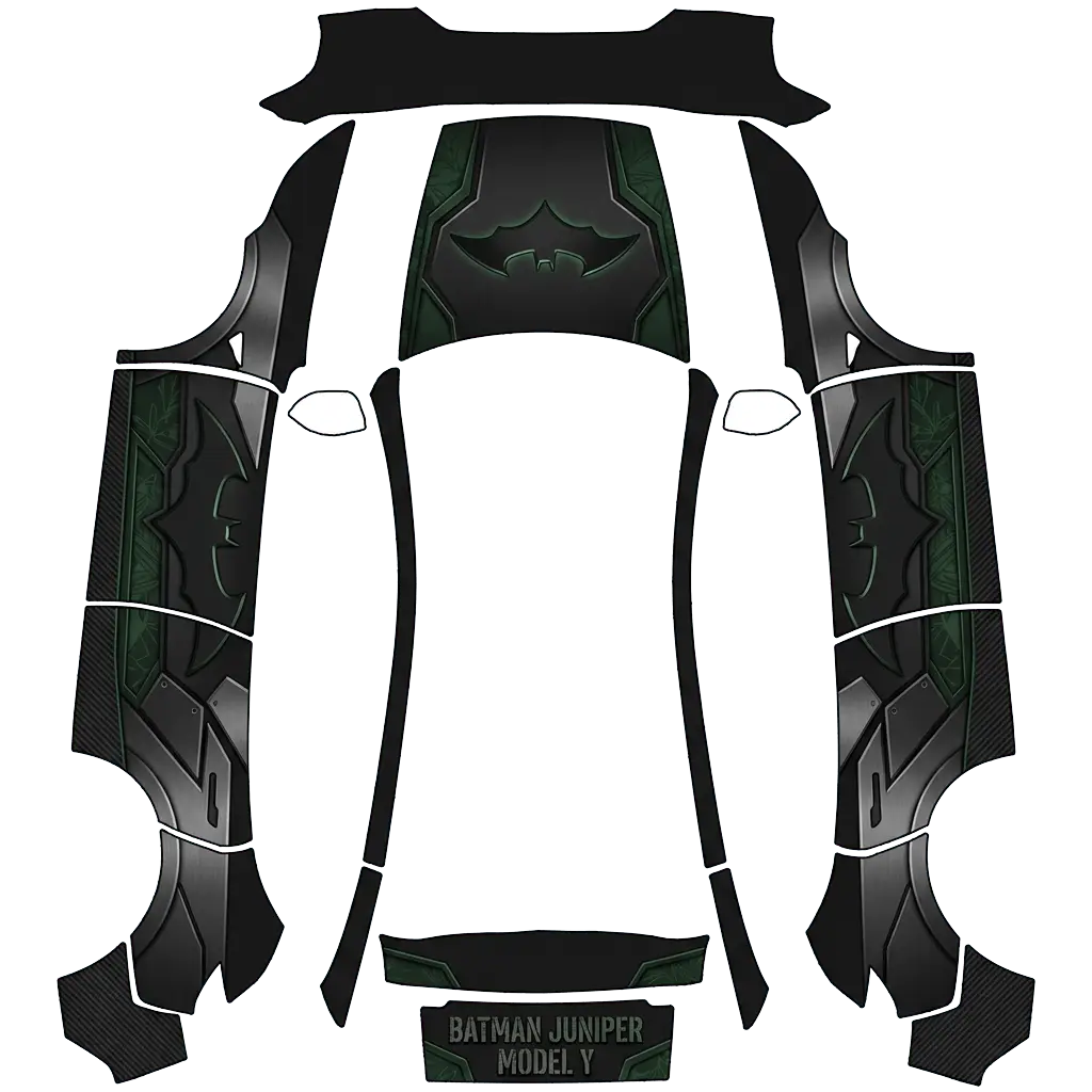 Tesla Model Y (2025+) wrap design - BATMAN JUNIPER MODEL Y