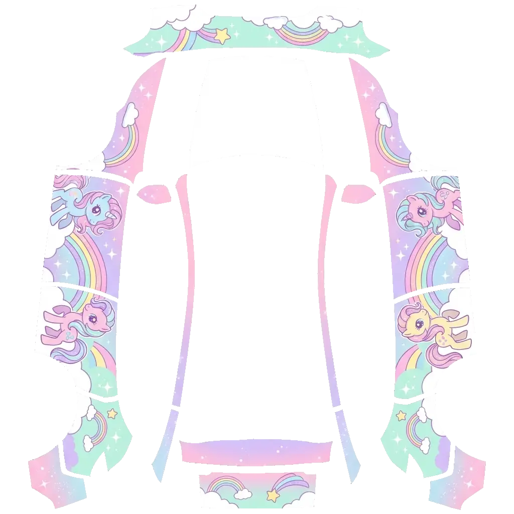Tesla Model Y (2025+) wrap design - little pony style