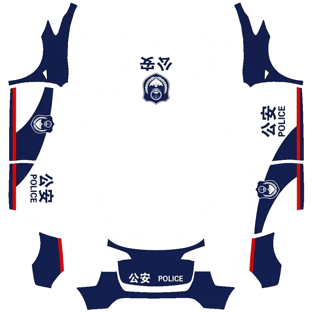 Tesla Model Y wrap design - 公安
