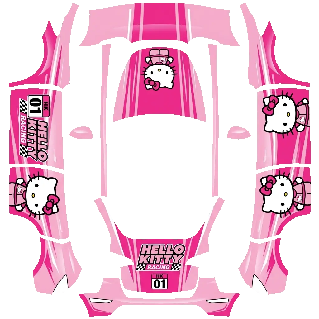 Tesla Model Y custom wrap design - free download PNG