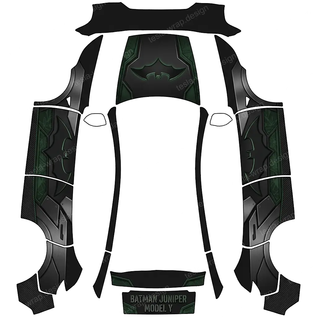 Tesla Model Y (2025+) wrap design - BATMAN JUNIPER MODEL Y