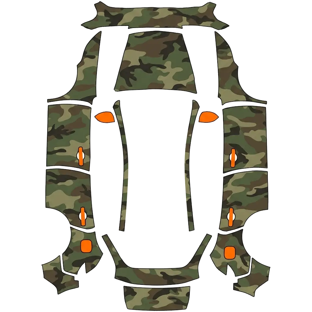 Camouflage Model Y (2025+) Standard Wrap Design