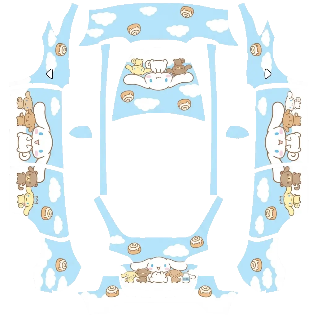 Tesla Model Y wrap design - Cinnamoroll