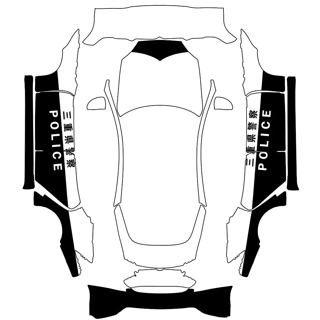 Tesla Model S Paint Shop wrap, 3D preview