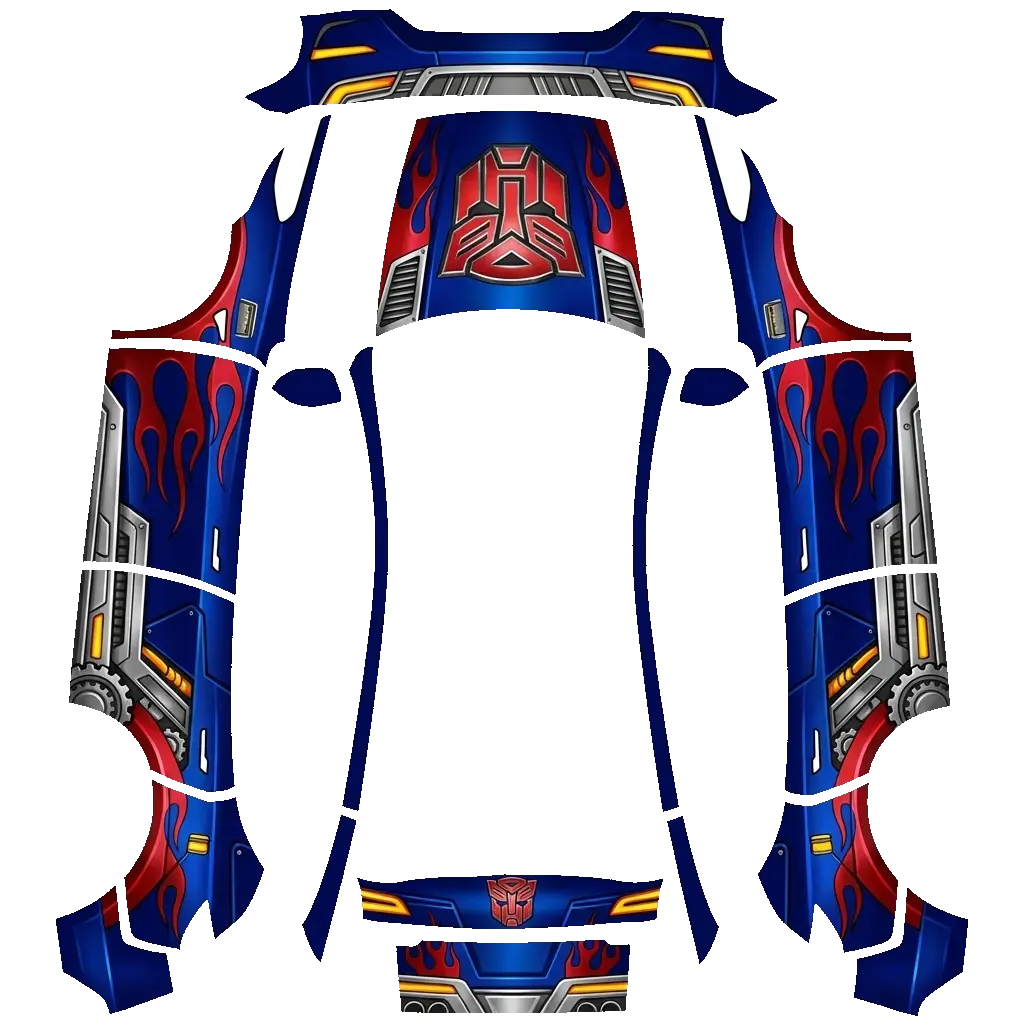 Tesla Model Y (2025+) wrap design - Optimus Prime