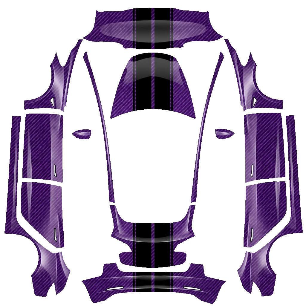 Carbon Fiber Tesla Model 3 wrap PNG - flat 1024x1024 wrap PNG template for Tesla Model 3 Paint Shop