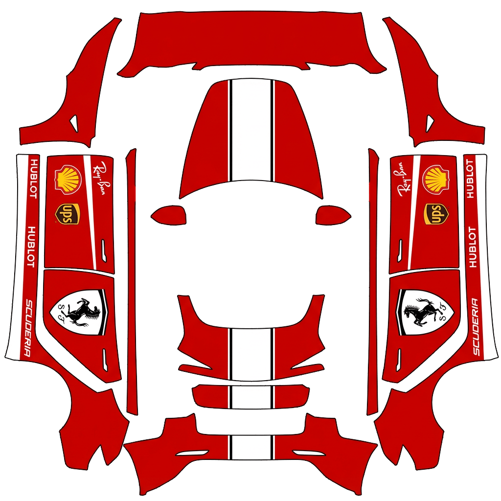 Model 3 (2024+) Standard & Premium Paint Shop wrap PNG - flat 1024x1024 wrap PNG template for Tesla Model 3 (2024+) Standard & Premium Paint Shop