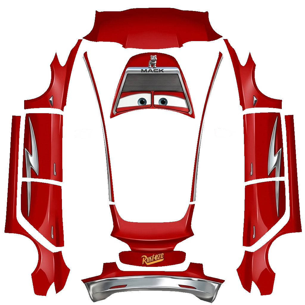 Model 3 Paint Shop wrap PNG - flat 1024x1024 wrap PNG template for Tesla Model 3 Paint Shop
