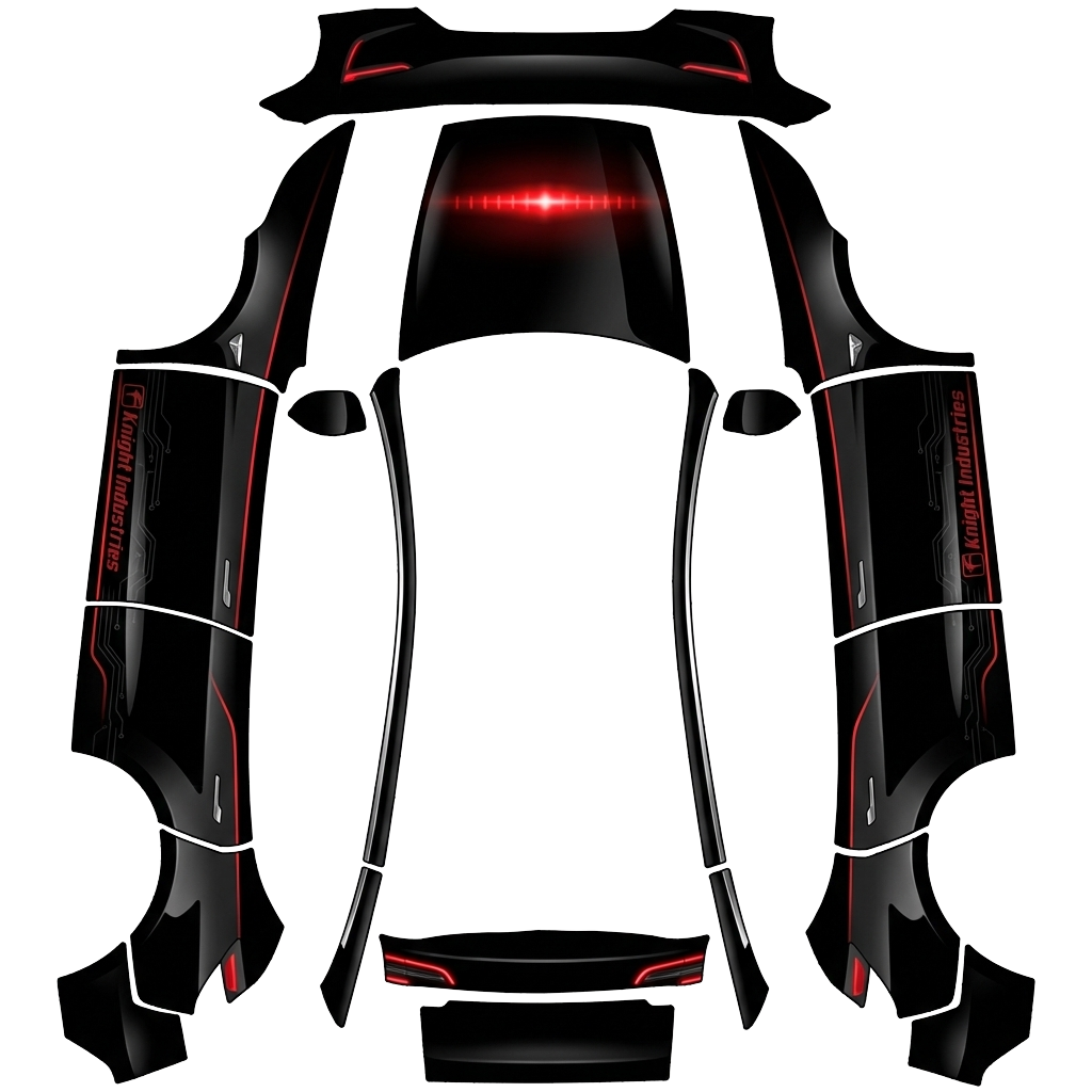 Model Y (2025+) Premium Paint Shop wrap PNG - flat 1024x1024 wrap PNG template for Tesla Model Y (2025+) Premium Paint Shop