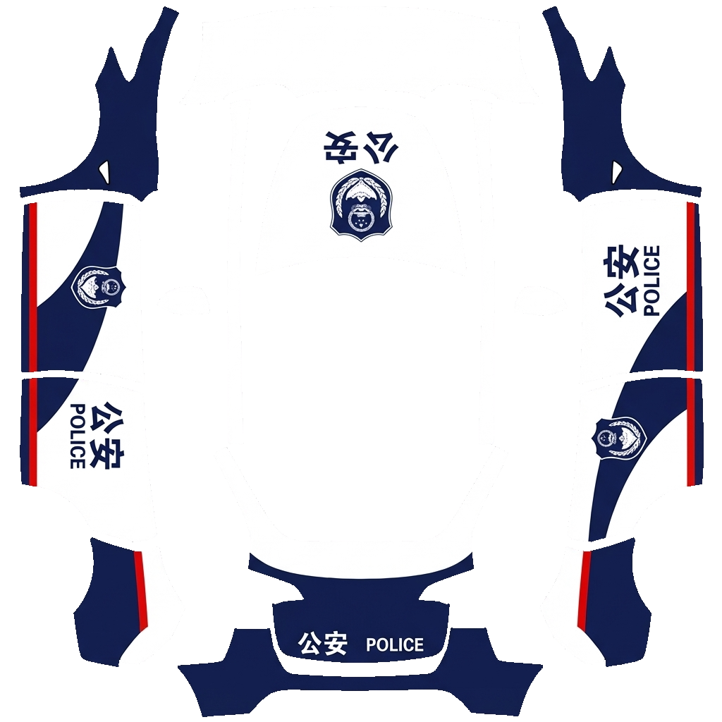 Model Y Paint Shop wrap PNG - flat 1024x1024 wrap PNG template for Tesla Model Y Paint Shop