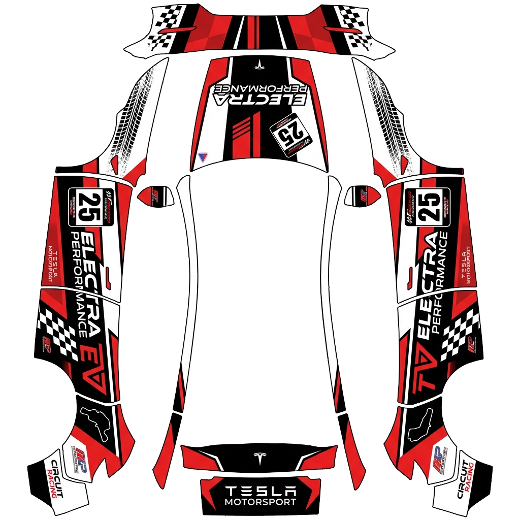 Racing Tesla Model Y (2025+) Premium wrap PNG - flat 1024x1024 wrap PNG template for Tesla Model Y (2025+) Premium Paint Shop