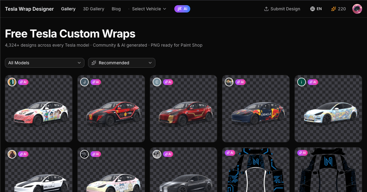 Tesla 贴纸 Gallery — 数千个免费设计