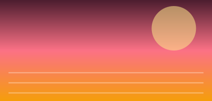 Sunset · US形式のTeslaプレート背景