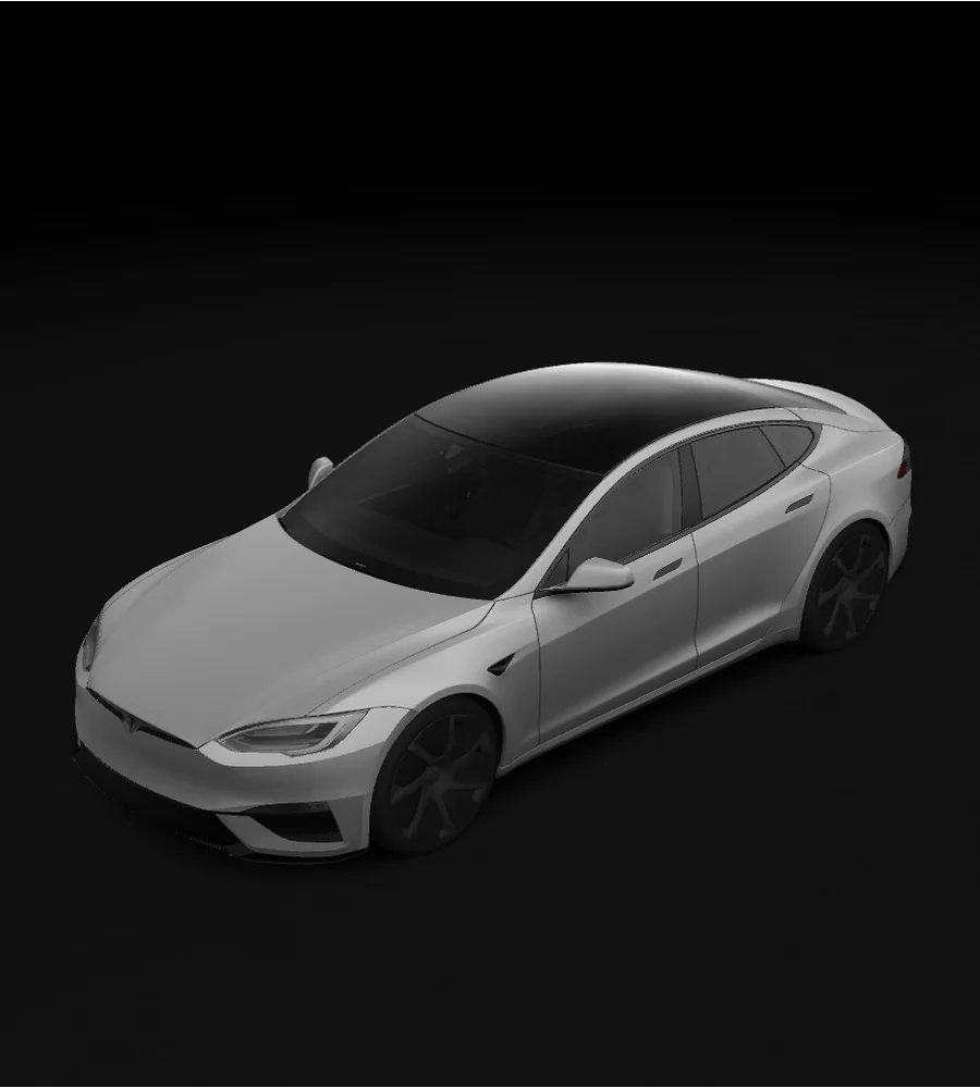 Model S 2025+ Plaid custom wraps - Tesla car wrap designer for Paint Shop