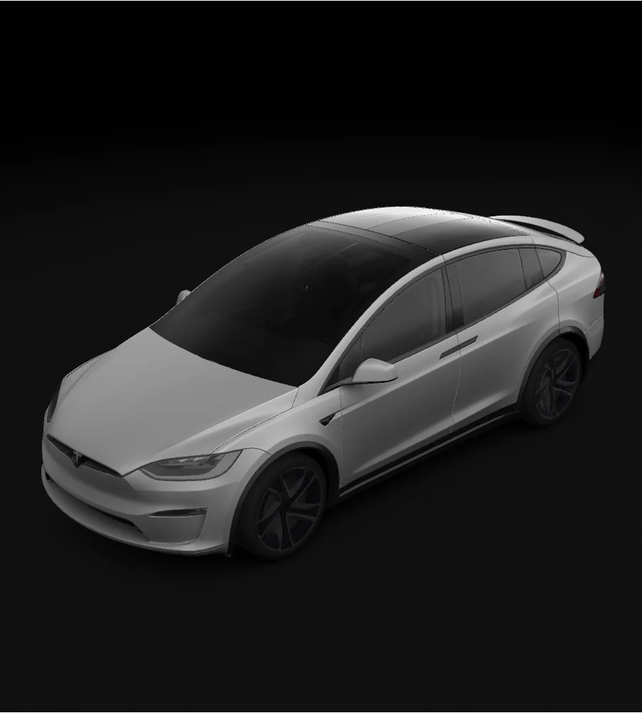 Model X 2021+ custom wraps - Tesla car wrap designer for Paint Shop